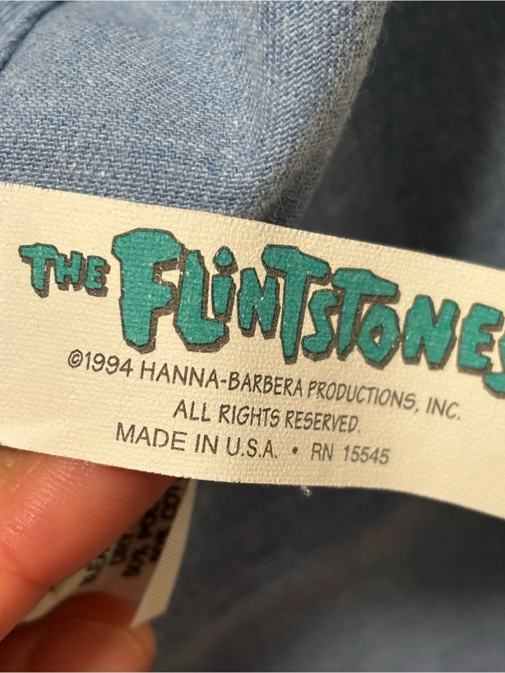 Bedrock diner the flinstones apron 1994 vintage cookware